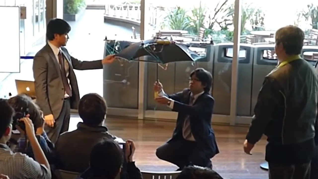 Pasarol Free Este paraguas inteligente te sigue como un drone para que no mojes