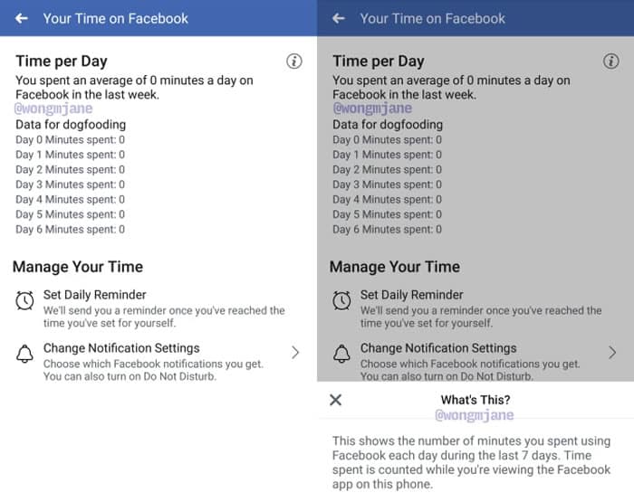 Your Time On Facebook Facebook te avisará si pasas mucho tiempo dentro de la red social