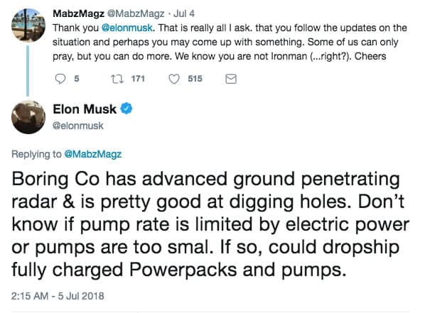 Elon Musk Tailandia Tweet ¿Cómo Elon Musk podría ayudar a los niños atrapados en Tailandia?