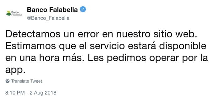 Falla Banco Falabella Banco Falabella permitió acceder a las cuentas bancarias sin contraseña