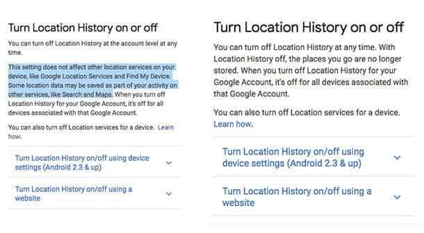 Historia De Ubicaciones Google Google