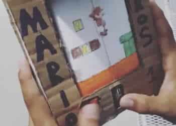 Super Mario de cartón