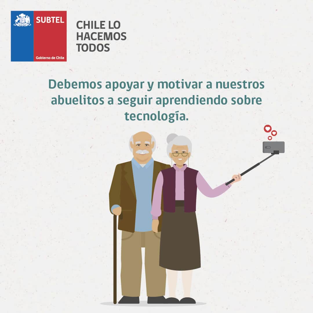 Consejo Abuelos Subtel Campaña busca impulsar uso de tecnología en adultos mayores