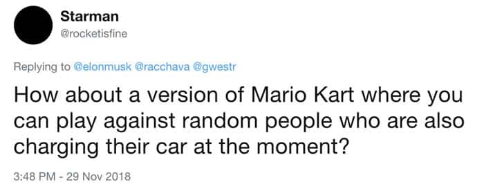 Mario Kart Tesla Tesla