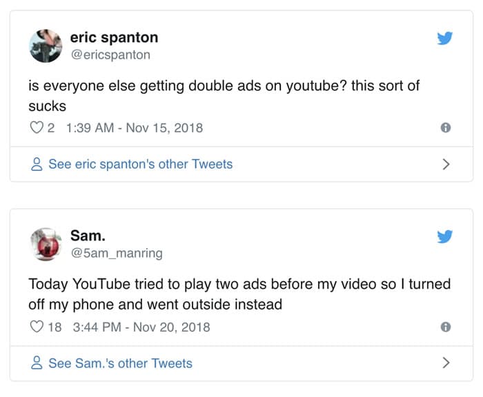 Quejas Doble Avisos Youtube YouTube