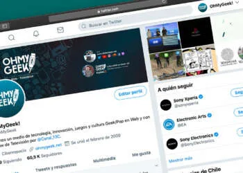 interfaz de Twitter