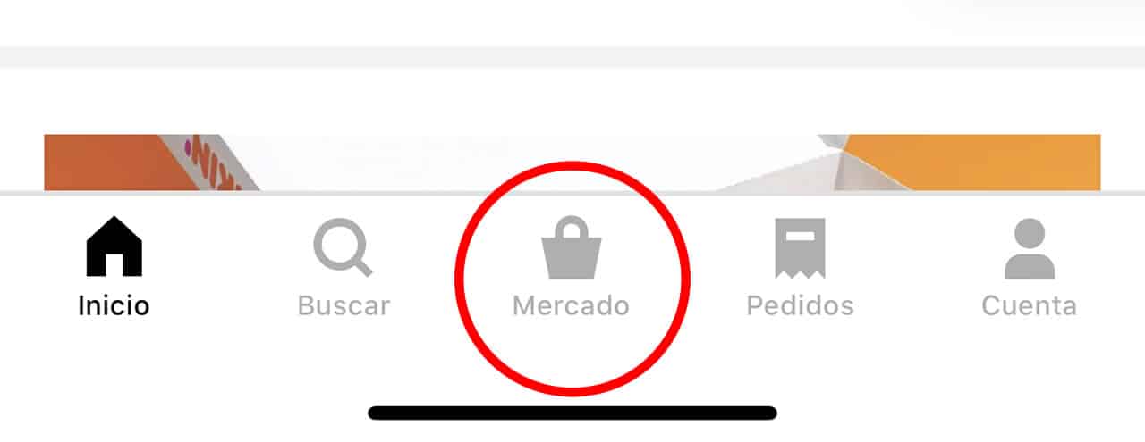 Boton Mercado Uber Eats Cornershop
