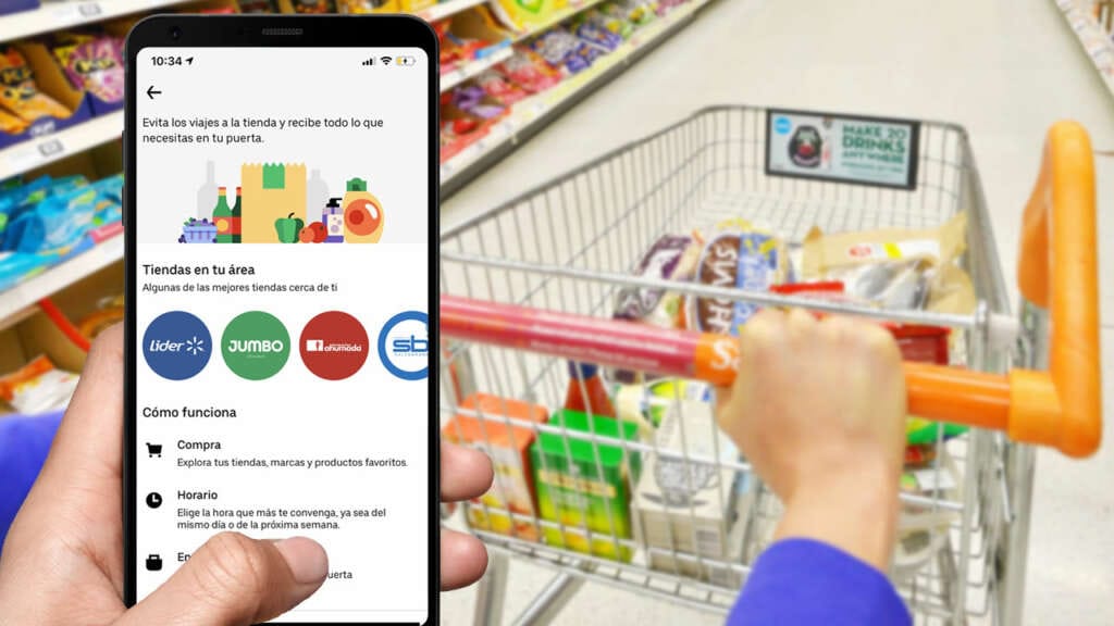 Uber Eats ofrece compras en supermercados y otras tiendas gestionado