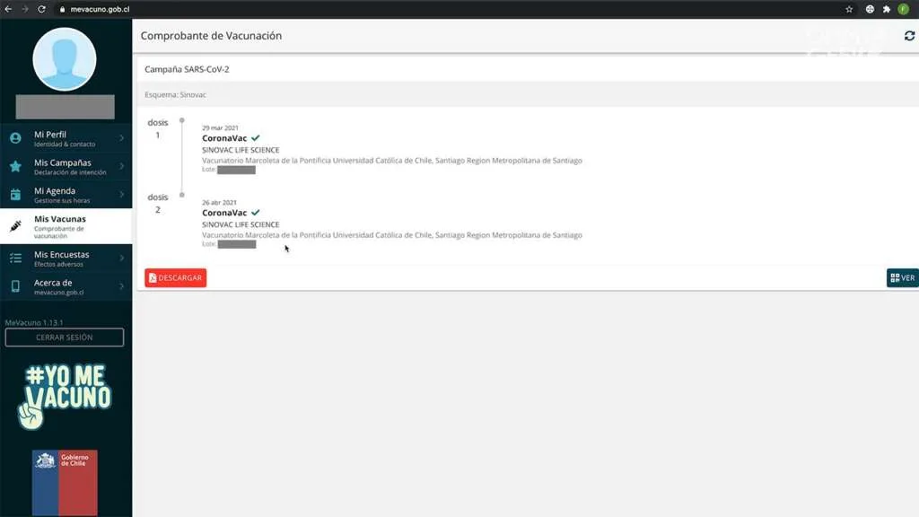 Web Me Vacuno Pase Movilidad Cómo bajar el Pase de Movilidad para vacunados en Chile.