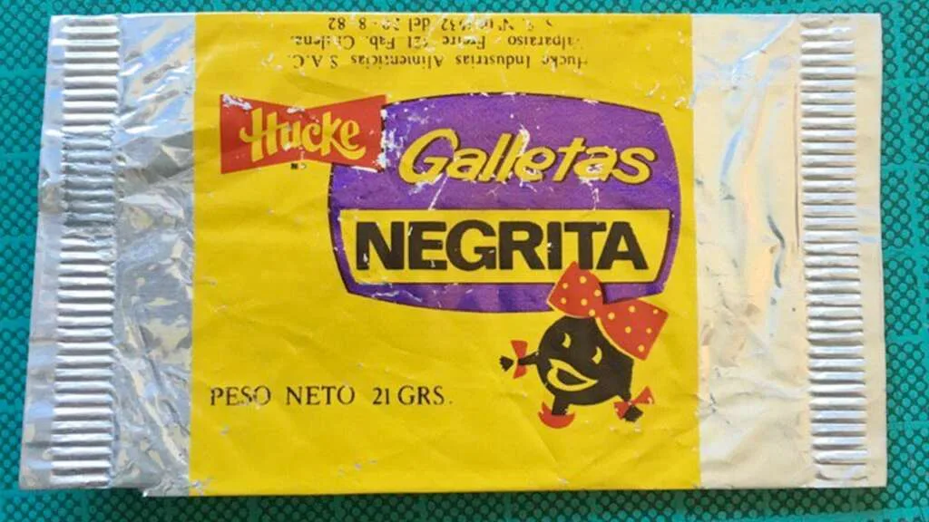 Viejas Galletas Negrita Negrita en los años 80s.