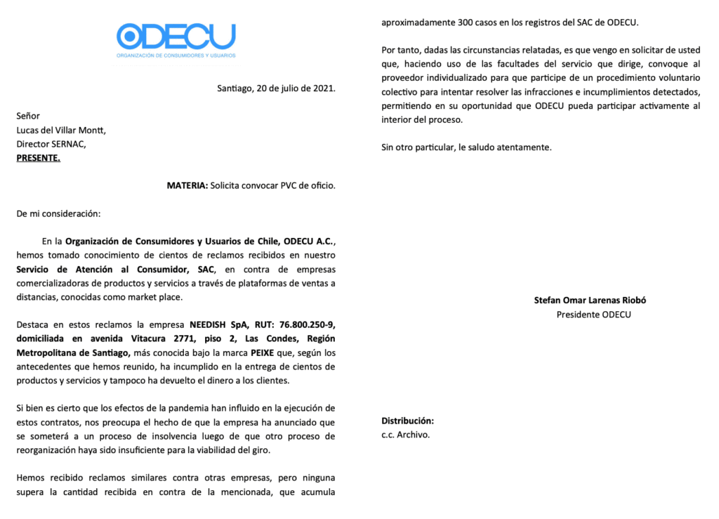 Odecu Peixe Chile Pvc Peixe