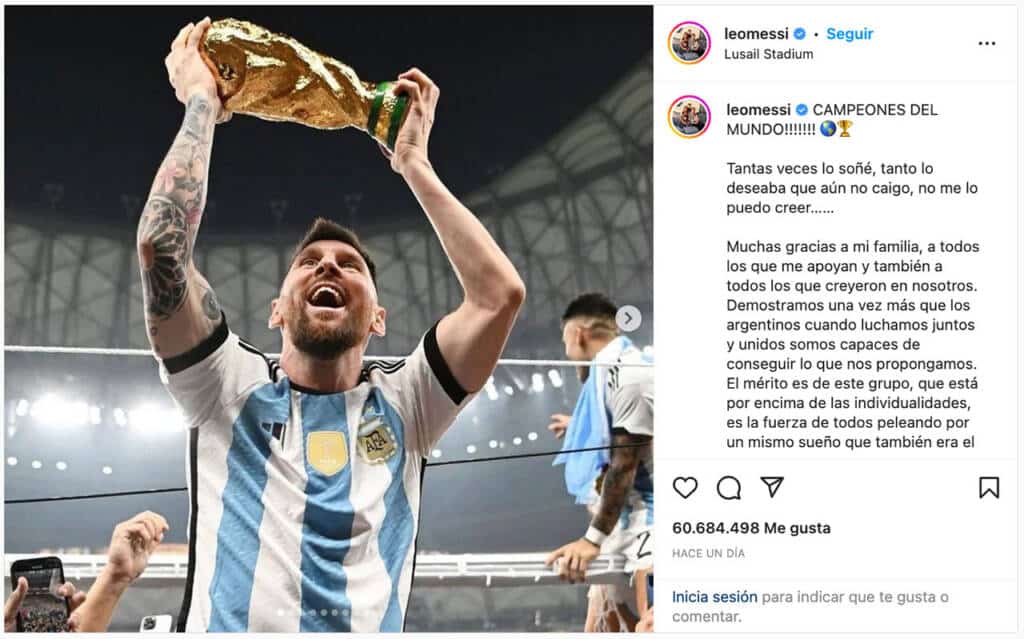 Leo Messi Instagram