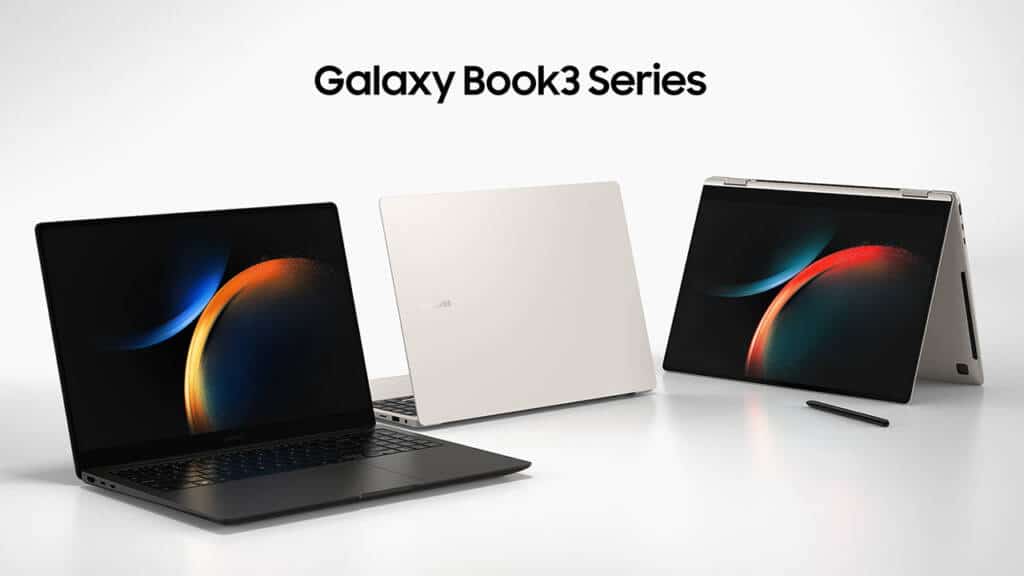 Galaxy Book Series Galaxy Book3 Ultra, Book3 Pro 360 y Book3 Pro
