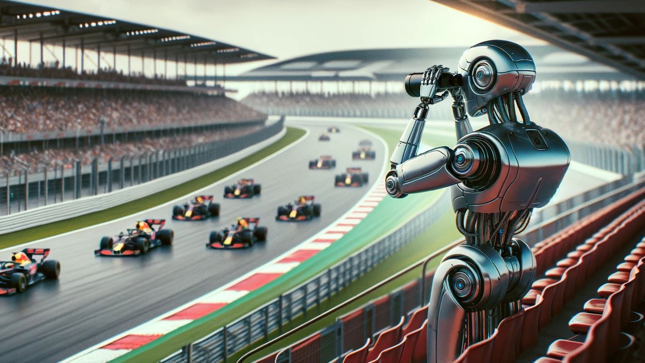 Robot Ia Mirando Formula 1