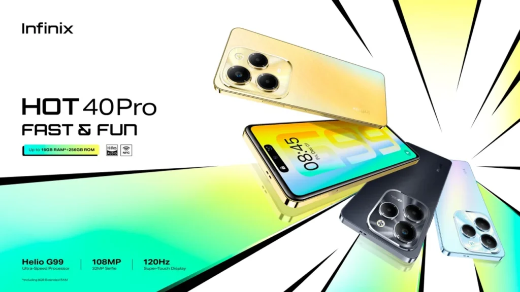 Infinix Hot 40 Pro Detalles - HOT 40 Pro