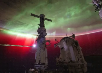 Auroras Boreales Iss Matthew Dominick - auroras boreales
