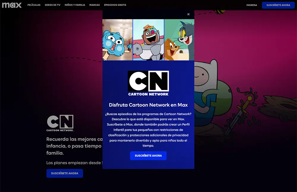 Cartoon Network Redireccion Max - Cartoon Network