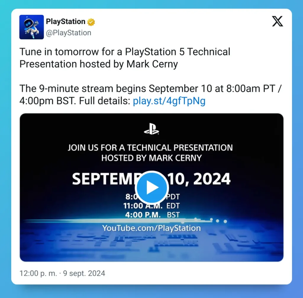 Ps5 Pro Presentacion Tecnica Tweet Ps5 Pro Presentacion Tecnica Tweet