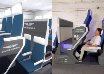 Airbus Chaise Longue Asiento Dos Pisos - dos pisos