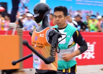 Carrera Robots Media Maraton Pekin - media maratón, Pekín