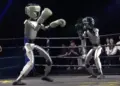 Pelea Robots Humanoides China - robots humanoides, China