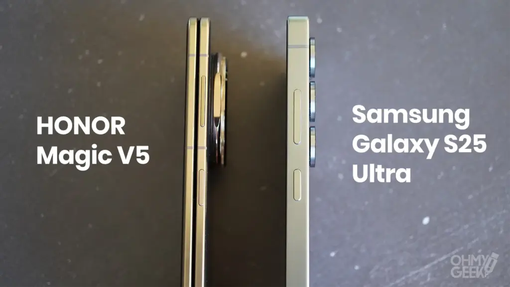 Honor Magic V5 Vs Galaxy S25 Ultra - Magic V5, HONOR, plegable