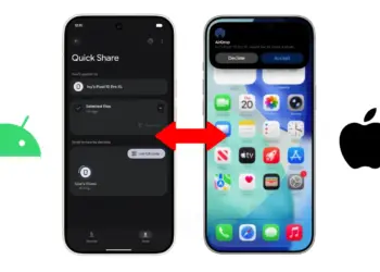 Android Quick share Apple Airdrop