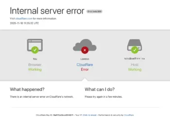 Cloudflare Error - Cloudflare