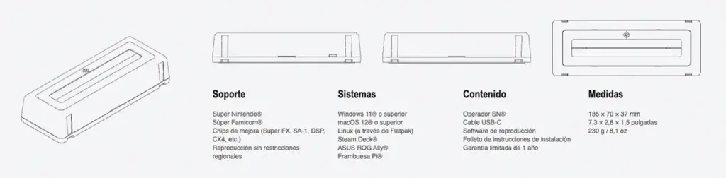 Sn Operator Snes Specs - SNES