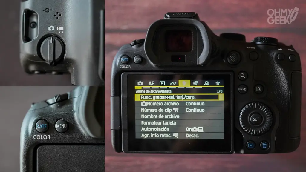 Canon R6 Mark III Mandos y Botones 02