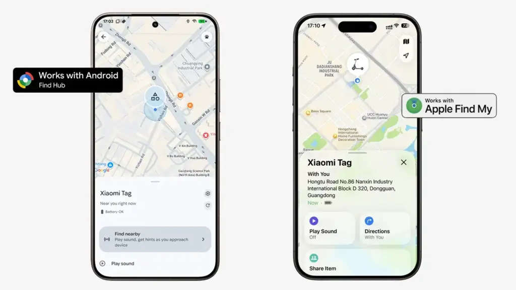 Xiaomi Tag Android iOS