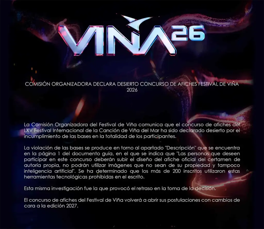 Festival de Viña Concurso Afiches Desierto