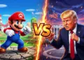 Nintendo Mario vs EEUU Trump