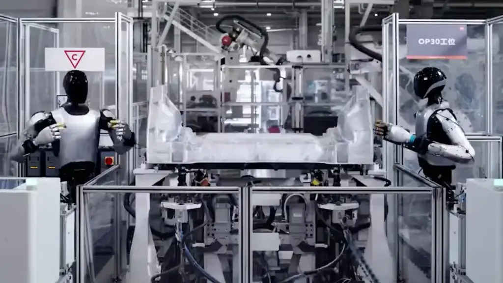 Robots Humanoides Xioami Trabajando