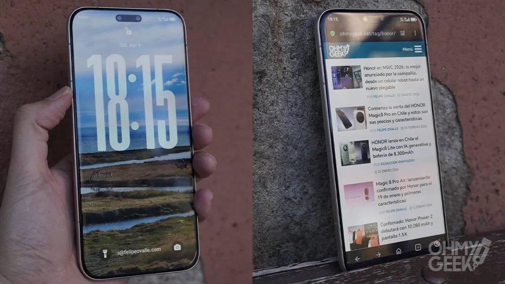 Honor Magic 8 Pro Pantalla