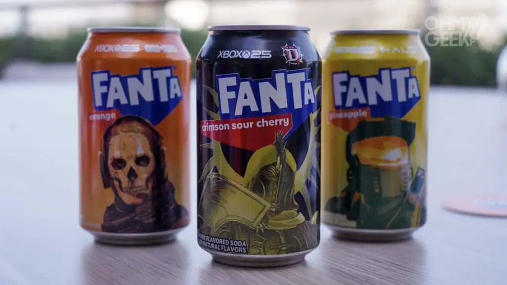 Latas Fanta Xbox Chile