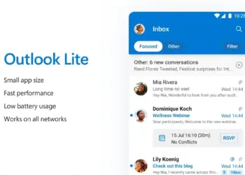 Microsoft Outlook Lite App