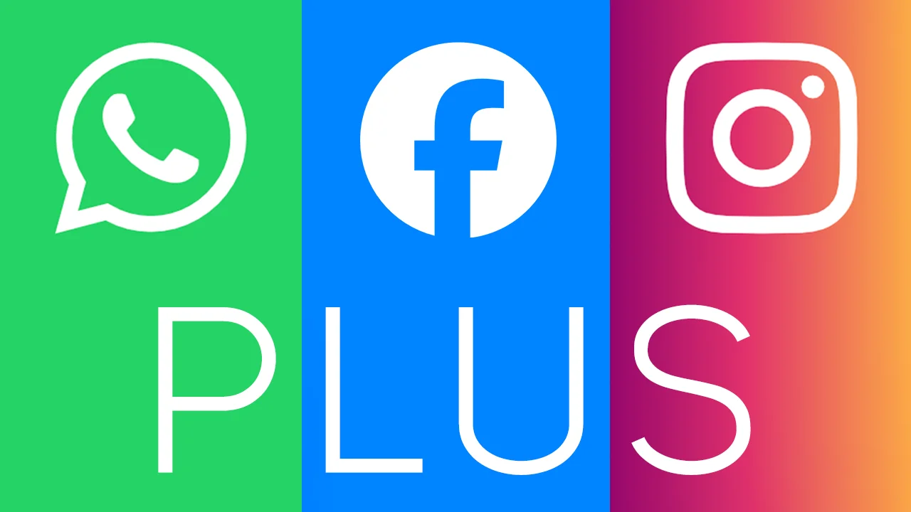 Facebook Instagram WhatsApp Plus