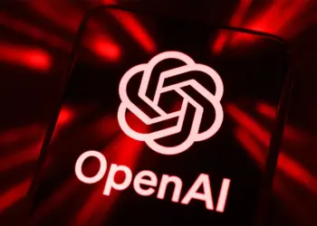 OpenAI Logo en Rojo