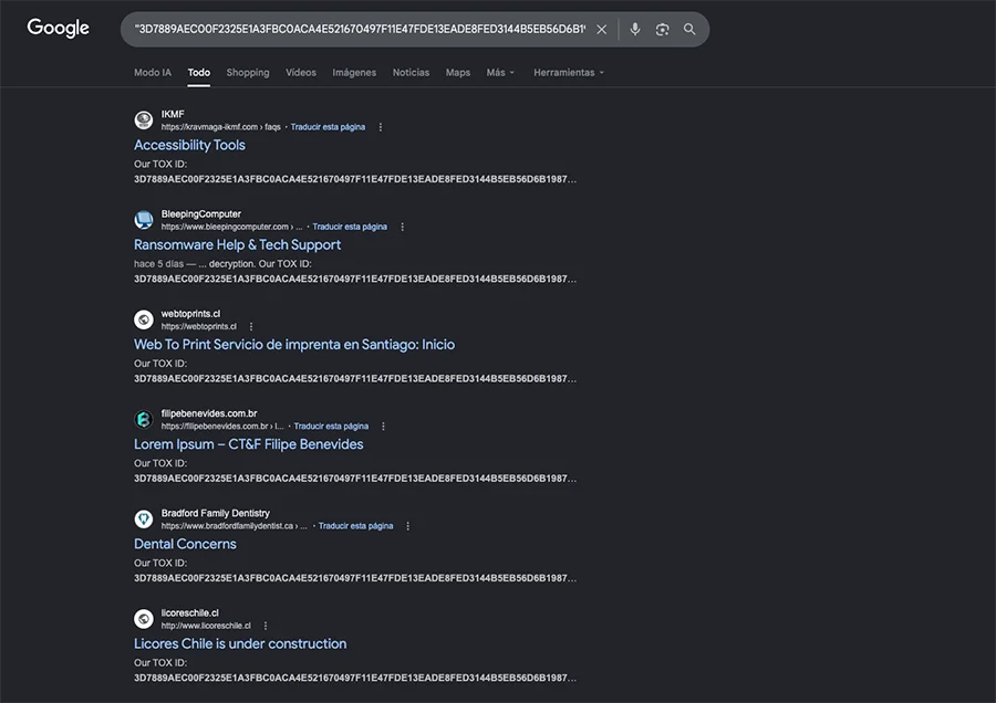 Sitios encriptados ransomware Cpanel