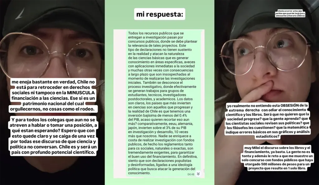 Tere Paneque critica Kast