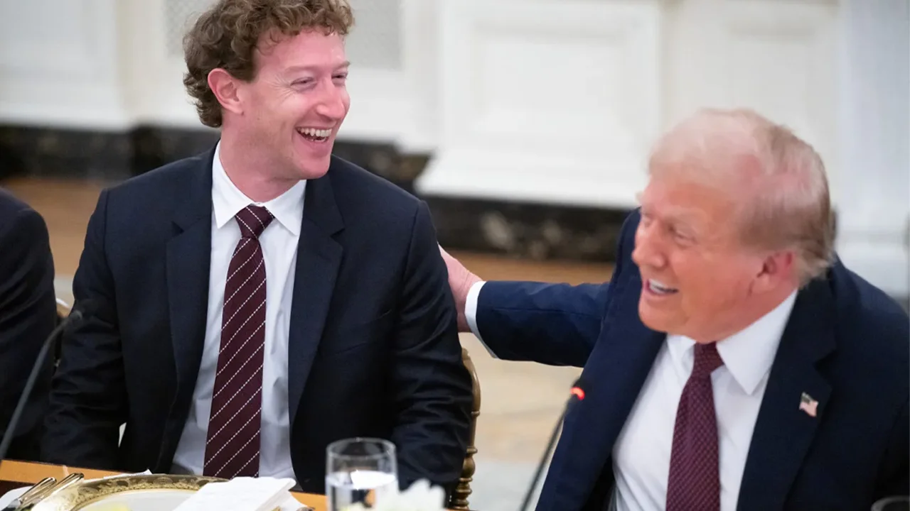 Donald Trump Mark Zuckerberg 2025