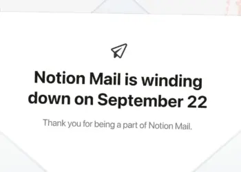 Notion Mail Cierra