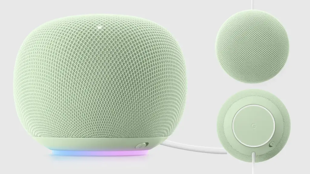 google home speaker verde