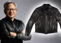 Jensen Huang Chaqueta de Cuero