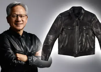 Jensen Huang Chaqueta de Cuero