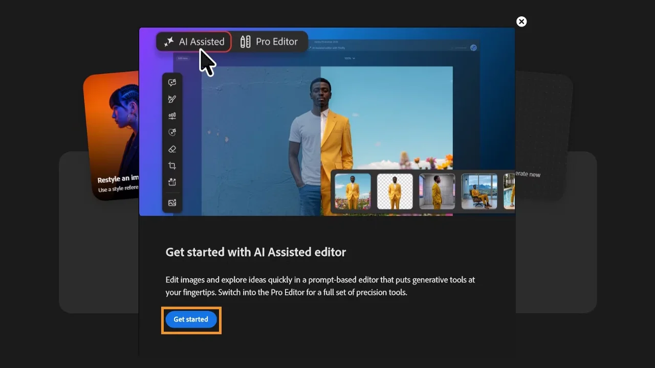 AI Assisted Editor Photoshop