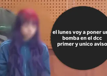Estudiante Bomba Instagram U de Chile