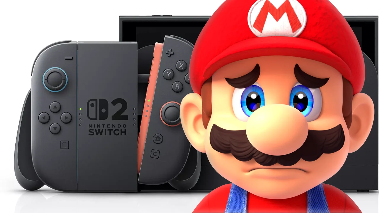 Mario Triste Nintendo Switch 2