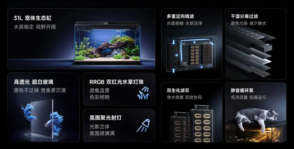 Mijia Smart Fish Tank 2 Pro Pecera